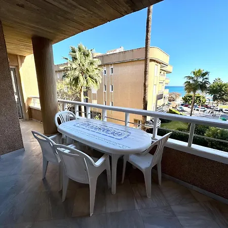 Carihuela En Primera Linea De Playa Con Vistas Y Garaje! C 公寓 托雷莫利诺斯